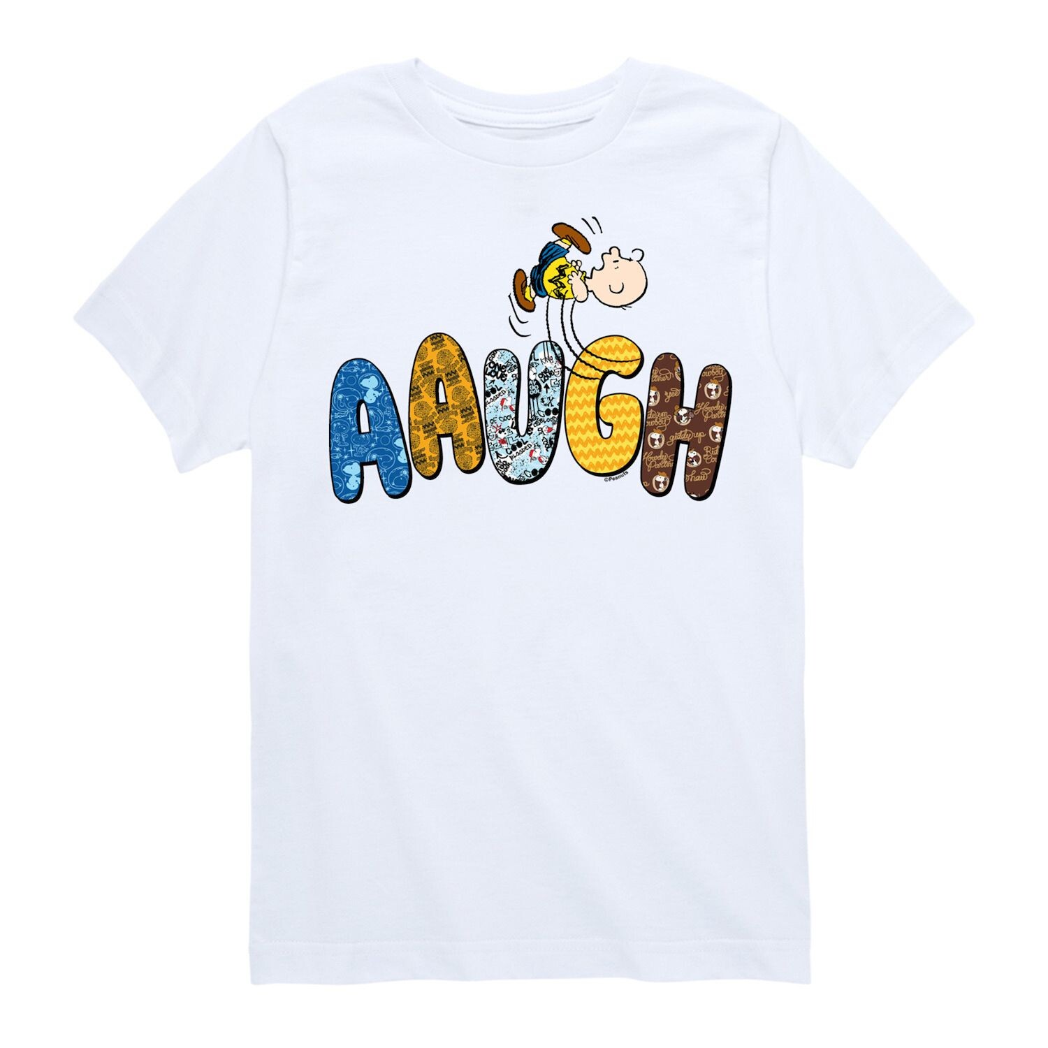 Футболка Peanuts Charlie Brown Kick "AAUGH" для мальчиков 8–20 лет с рисунком Licensed Character
Футболка Peanuts Charlie Brown Kick "AAUGH" для мальчиков 8–20 лет с рисунком Licensed Character