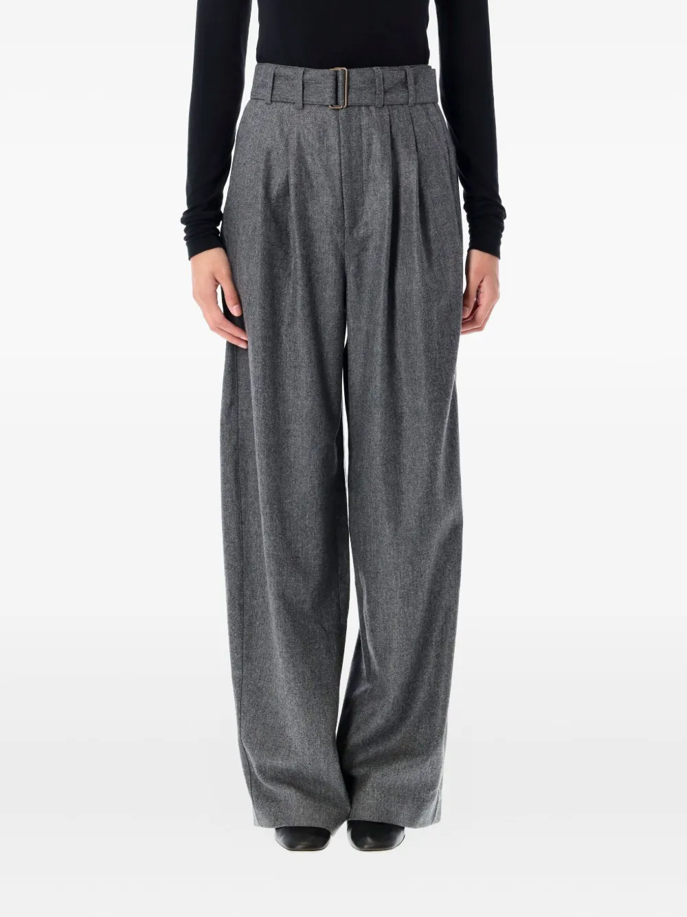 Прямые брюки со складками и поясом Soeur, серый
Прямые брюки со складками и поясом Soeur, серый