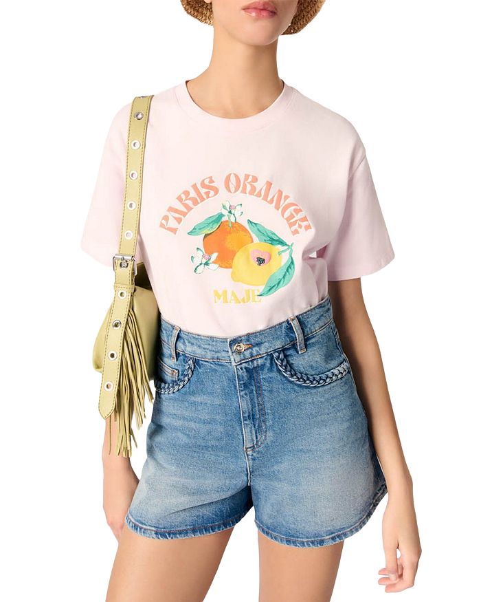 Футболка с принтом Maje, розовый
Футболка с принтом Maje, розовый