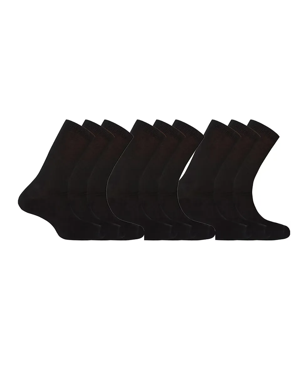 В упаковке 9 пар мужских хлопковых носков черного цвета Punto Blanco, черный
В упаковке 9 пар мужских хлопковых носков черного цвета Punto Blanco, черный