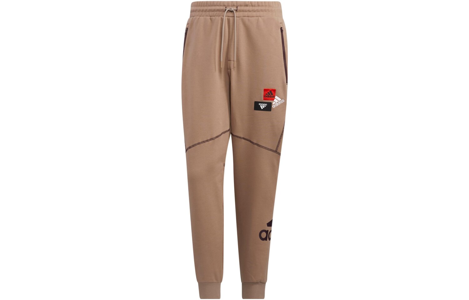 Трикотажные спортивные штаны мужские светло-коричневые Adidas, коричневый
Трикотажные спортивные штаны мужские светло-коричневые Adidas, коричневый