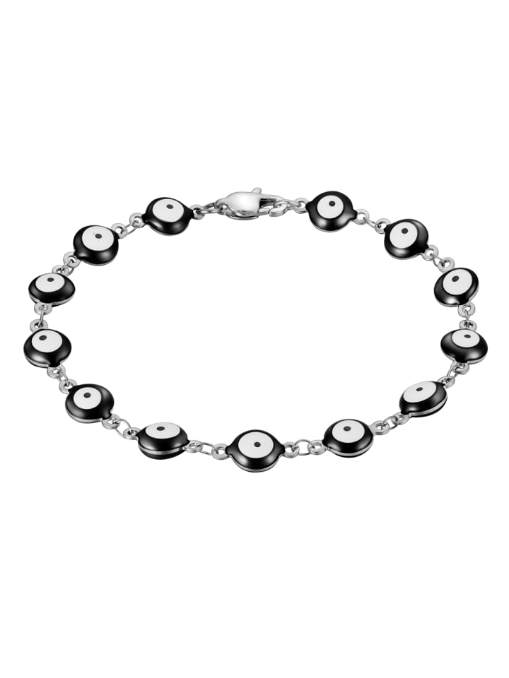 True Rebels Браслет «Всевидящее око» из нержавеющей стали, серебристый
True Rebels Браслет «Всевидящее око» из нержавеющей стали, серебристый