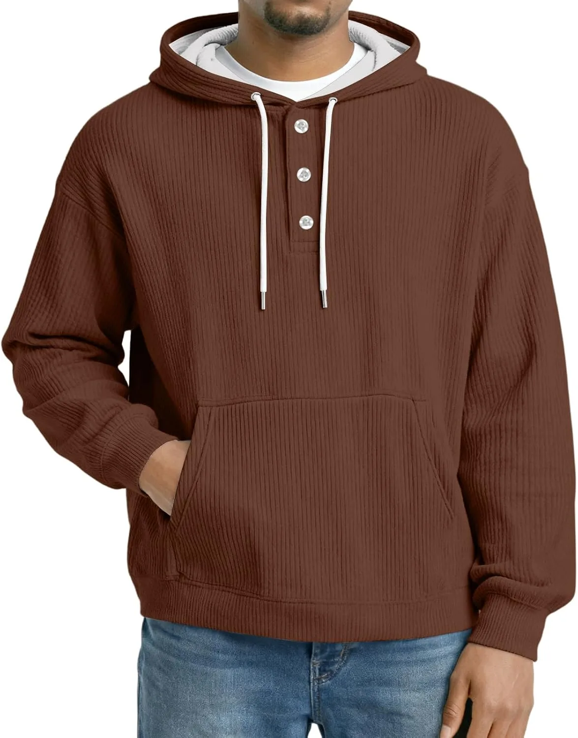 Мужской худи с капюшоном на шнурке, с карманами, Plus Size
Мужской худи с капюшоном на шнурке, с карманами, Plus Size