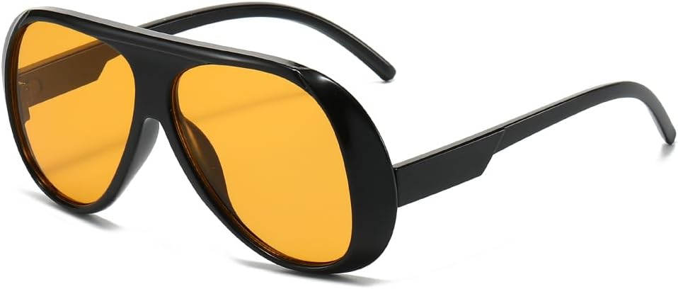 Винтажные солнцезащитные очки-пилот Long Keeper большого размера для женщин, в стиле ретро 70-х, с крупной оправой, модные, с плоской верхней частью, защита от ультрафиолета UV400, Black Yellow
Винтажные солнцезащитные очки-пилот Long Keeper большого размера для женщин, в стиле ретро 70-х, с крупной оправой, модные, с плоской верхней частью, защита от ультрафиолета UV400, Black Yellow