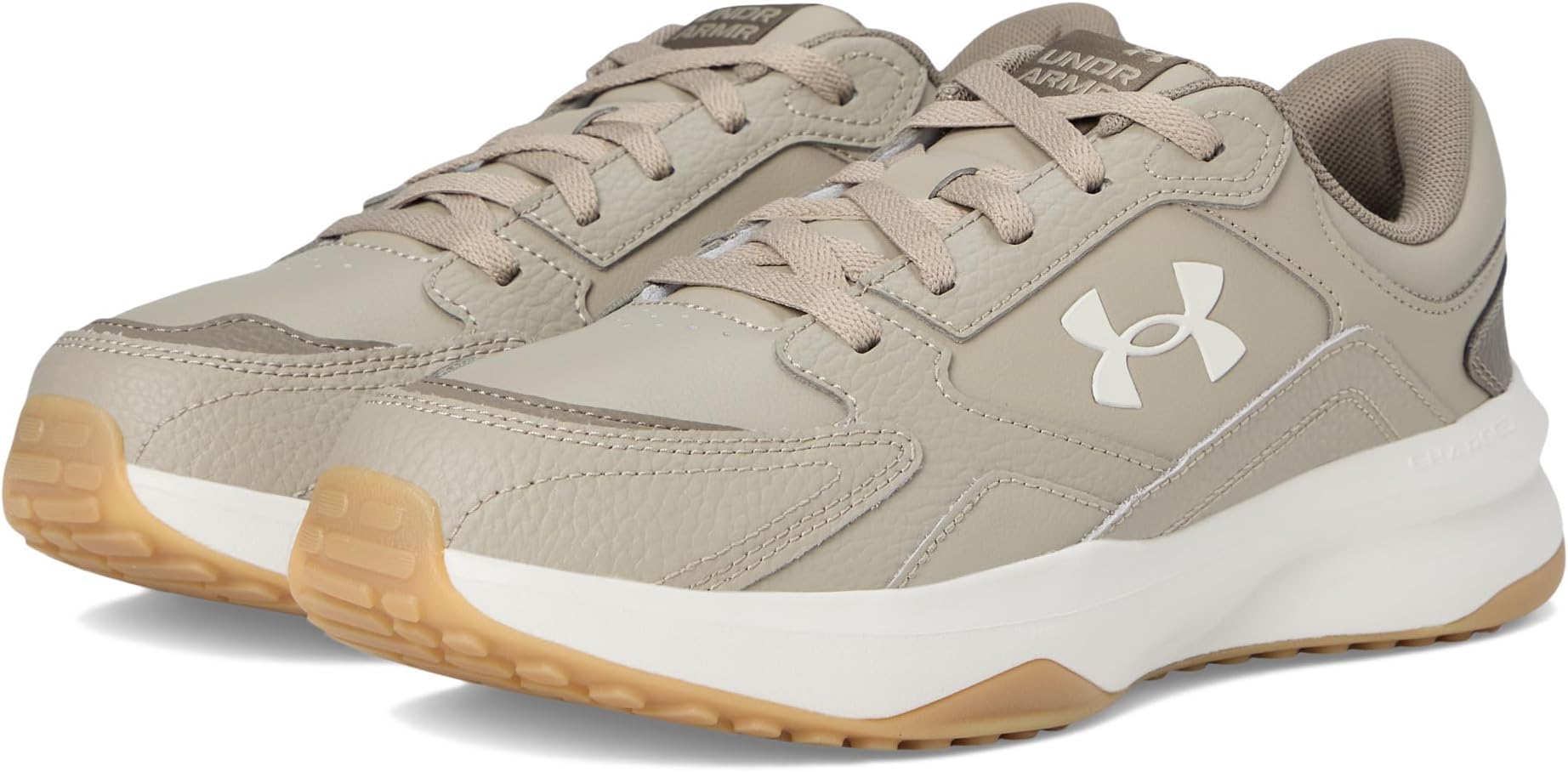 Кроссовки Under Armour Edge Leather, цвет Timberwolf Taupe/White/Summit White
Кроссовки Under Armour Edge Leather, цвет Timberwolf Taupe/White/Summit White