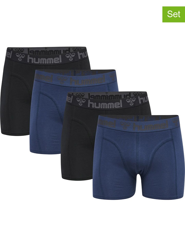 Hummel Комплект из 4 штук: боксерские шорты сине-черного цвета
Hummel Комплект из 4 штук: боксерские шорты сине-черного цвета
