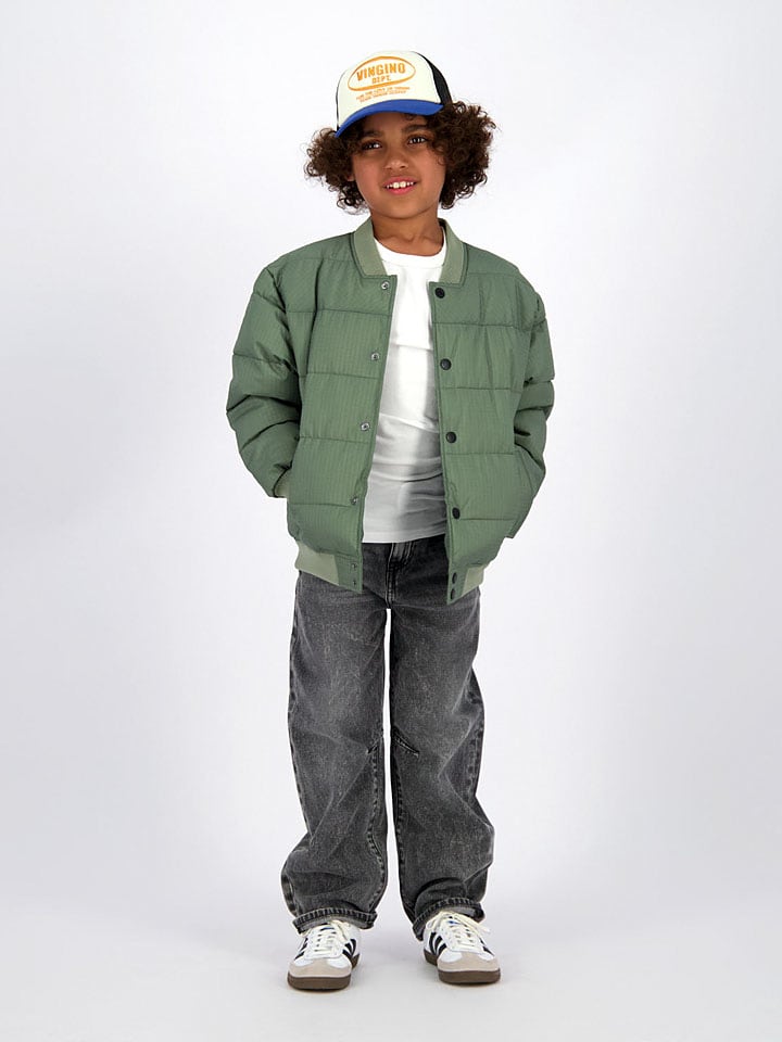 Стеганая куртка Vingino, зеленый 
Стеганая куртка Vingino, зеленый