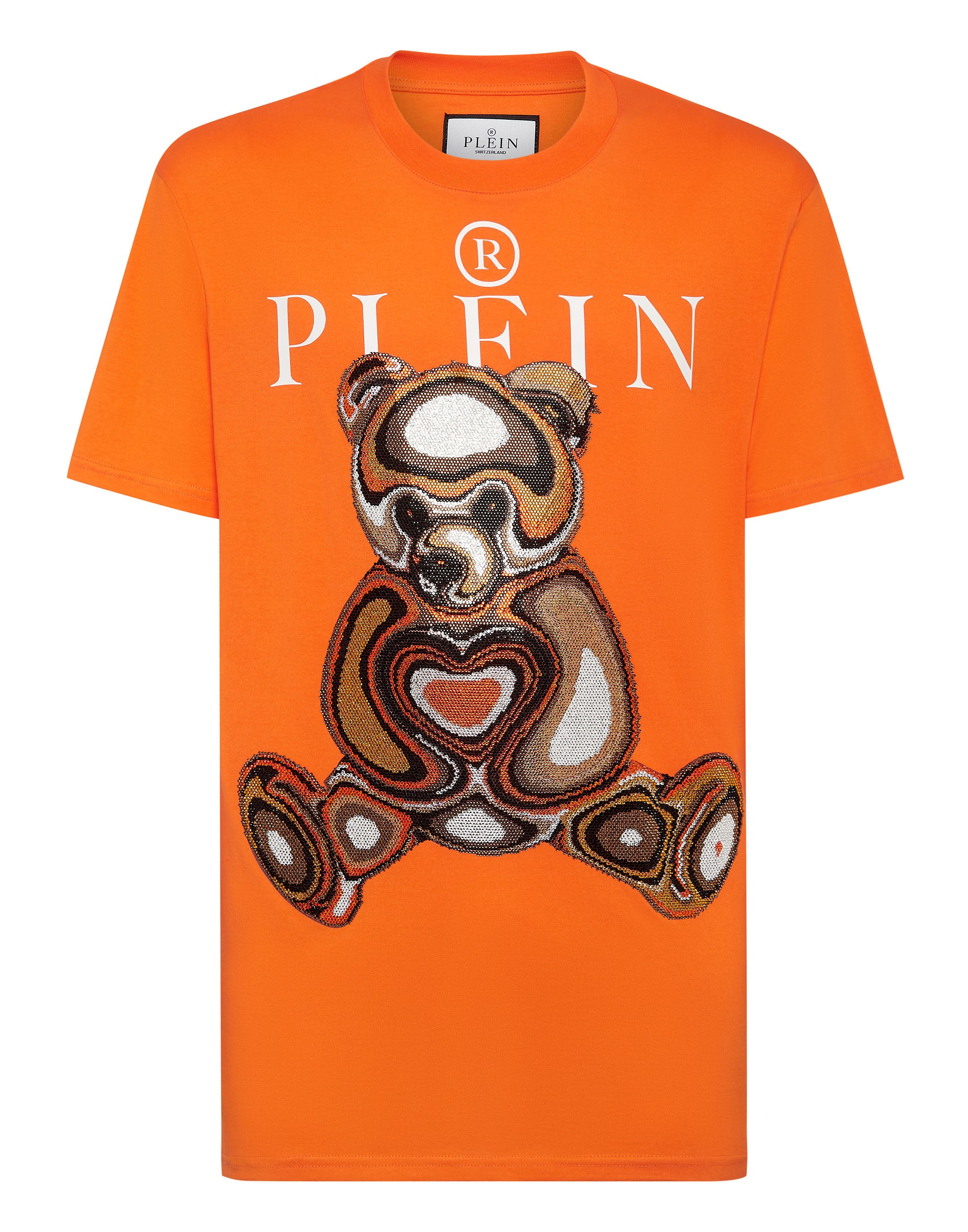 Футболка с круглым вырезом SS с плюшевым мишкой в виде кристаллов PHILIPP PLEIN, цвет orange fluo
Футболка с круглым вырезом SS с плюшевым мишкой в виде кристаллов PHILIPP PLEIN, цвет orange fluo