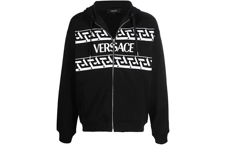 Толстовка с логотипом на молнии VERSACE, черный
Толстовка с логотипом на молнии VERSACE, черный