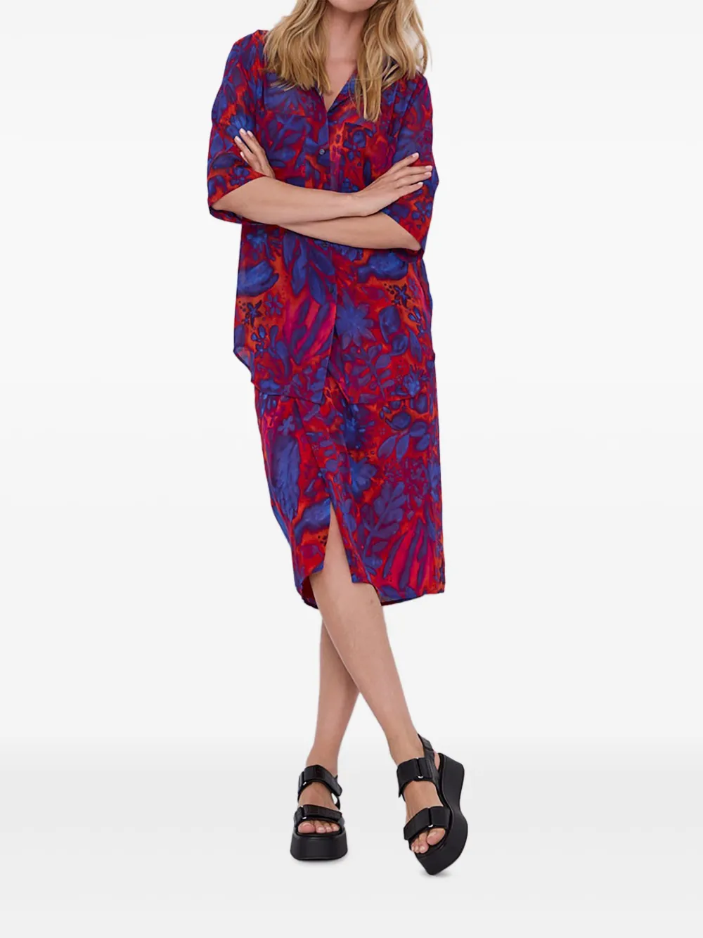 Драпированная юбка с цветочным принтом Tiger of Sweden, красный
Драпированная юбка с цветочным принтом Tiger of Sweden, красный