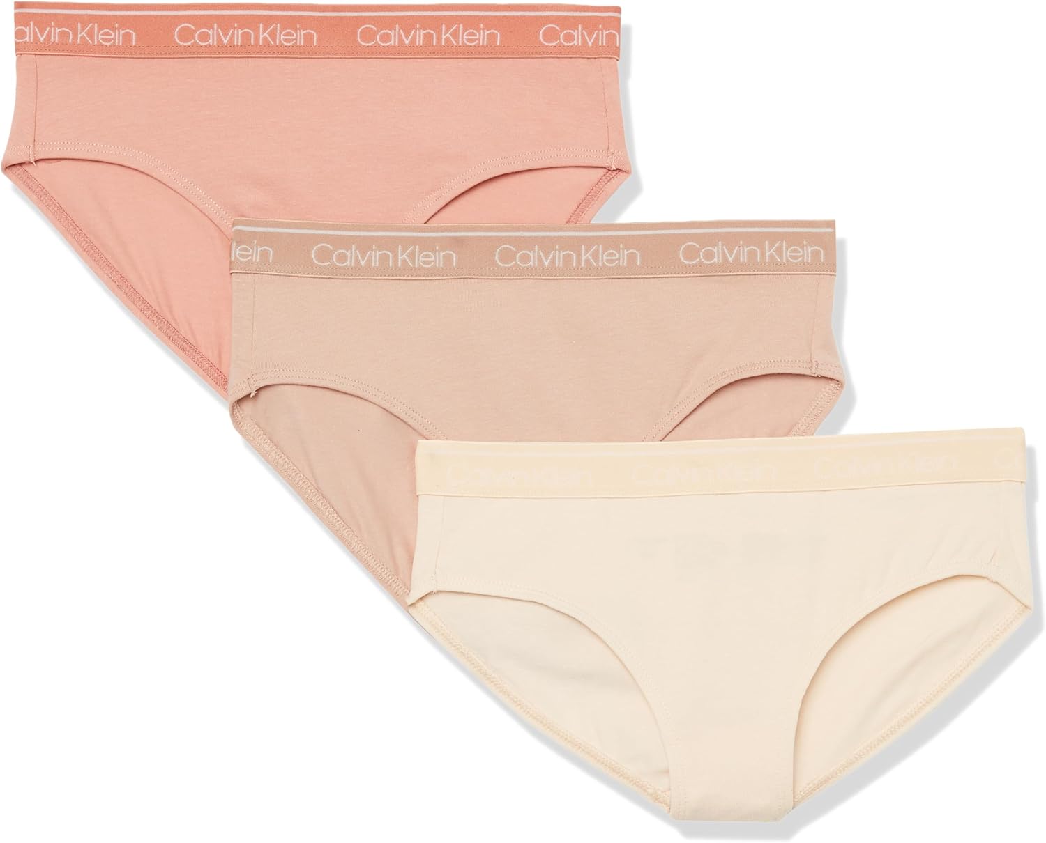 Современные хлопковые трусики-бикини Calvin Klein для девочек, Nude/Rsedwn/Hny
Современные хлопковые трусики-бикини Calvin Klein для девочек, Nude/Rsedwn/Hny