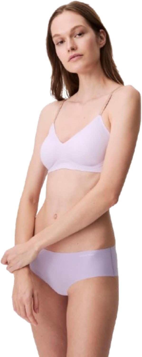 Calvin Klein Womens Invisibles Gel Wire Lightly Lined Bralette, Lilac Quartz
Calvin Klein Womens Invisibles Gel Wire Lightly Lined Bralette, Lilac Quartz