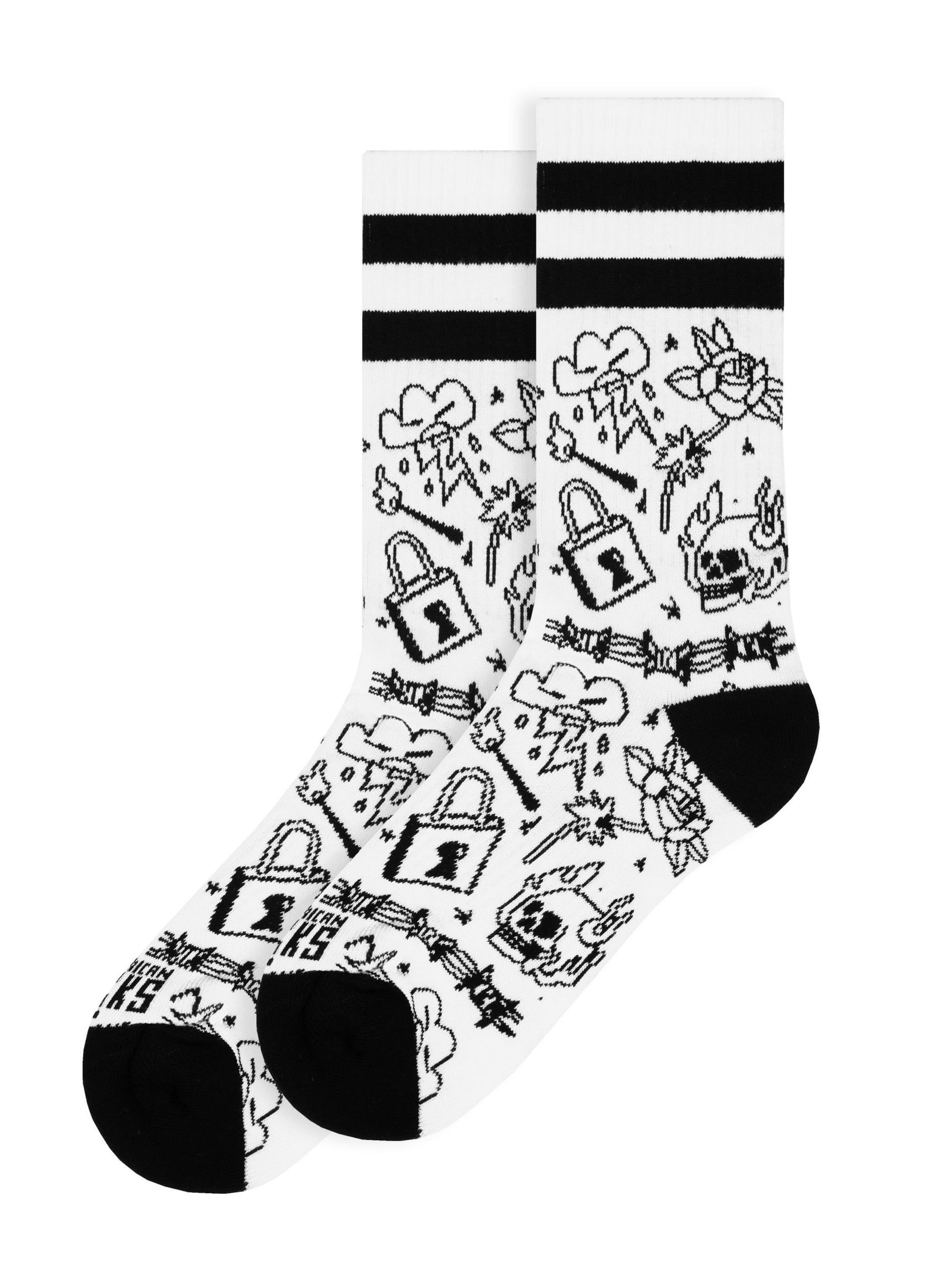 American Socks Носки 'Burning rage' в белом цвете
American Socks Носки 'Burning rage' в белом цвете
