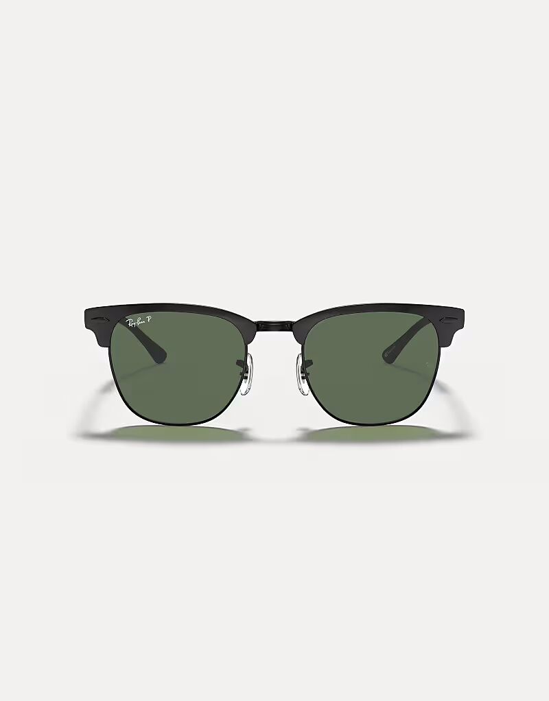 Солнцезащитные очки Clubmaster с зелеными поляризационными линзами черного цвета Ray-Ban
Солнцезащитные очки Clubmaster с зелеными поляризационными линзами черного цвета Ray-Ban