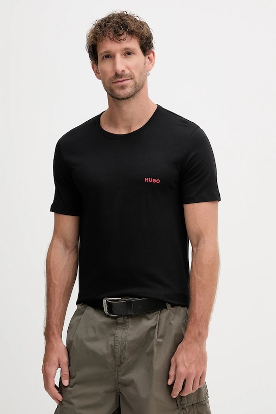 Хлопковая футболка 3 шт Hugo, черный
Хлопковая футболка 3 шт Hugo, черный