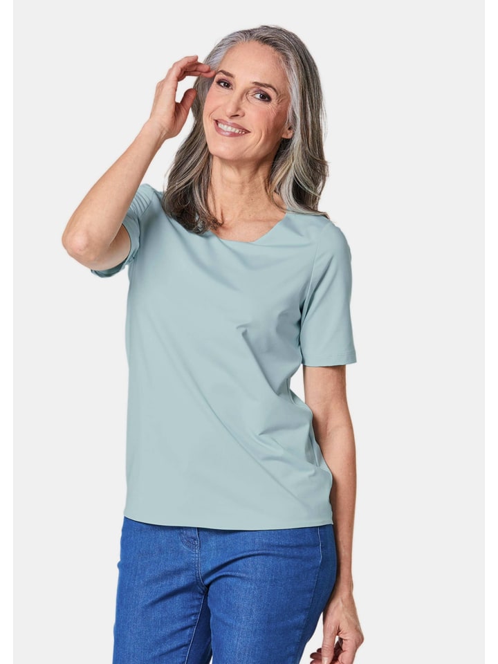 Рубашка: хорошо сохранившаяся рубашка из ткани, сохраняющей форму, синего цвета. GOLDNER
Рубашка: хорошо сохранившаяся рубашка из ткани, сохраняющей форму, синего цвета. GOLDNER