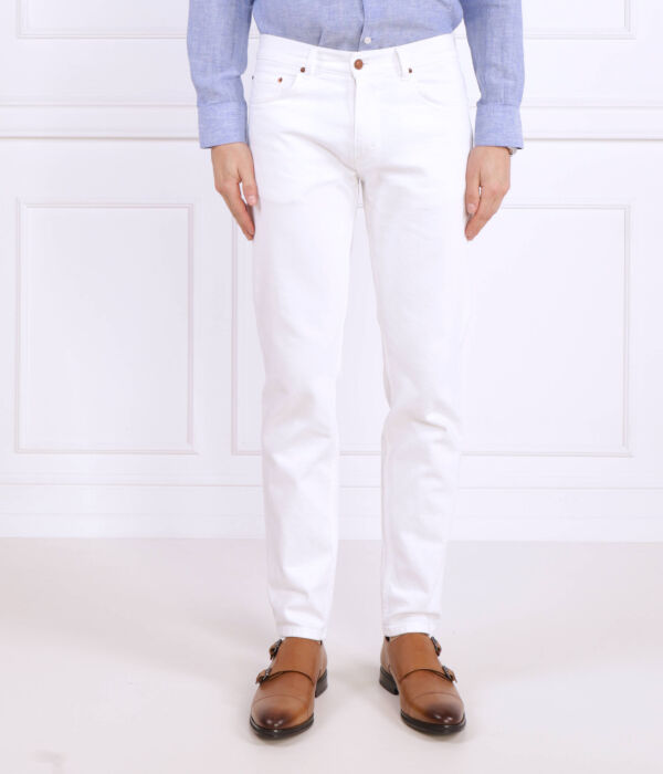 Джинсы мужские Oscar Jacobson Альберт облегающего кроя, белый
Джинсы мужские Oscar Jacobson Альберт облегающего кроя, белый