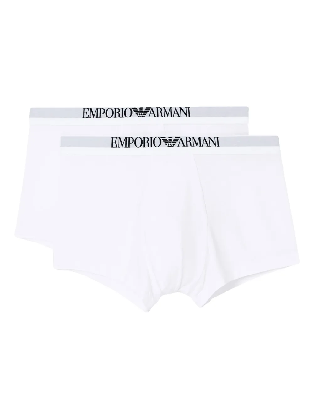Комплект из двух боксеров с логотипом Emporio Armani, белый
Комплект из двух боксеров с логотипом Emporio Armani, белый