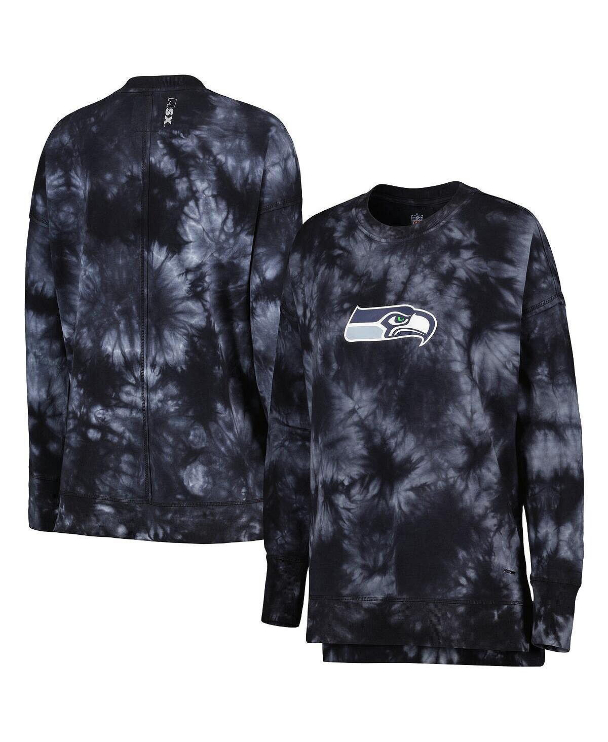 Черный женский пуловер с капюшоном Seattle Seahawks Bailey Tie-Dye MSX by Michael Strahan, черный
Черный женский пуловер с капюшоном Seattle Seahawks Bailey Tie-Dye MSX by Michael Strahan, черный