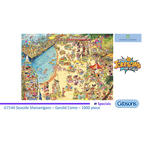Пазлы Seaside Shenanigans (1000Pc)
Пазлы Seaside Shenanigans (1000Pc)