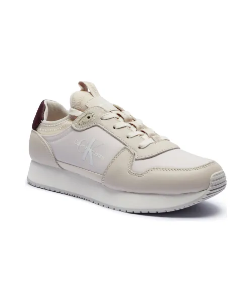 Кожаные кроссовки в стиле ретро для бега Calvin Klein Jeans, бежевый
Кожаные кроссовки в стиле ретро для бега Calvin Klein Jeans, бежевый