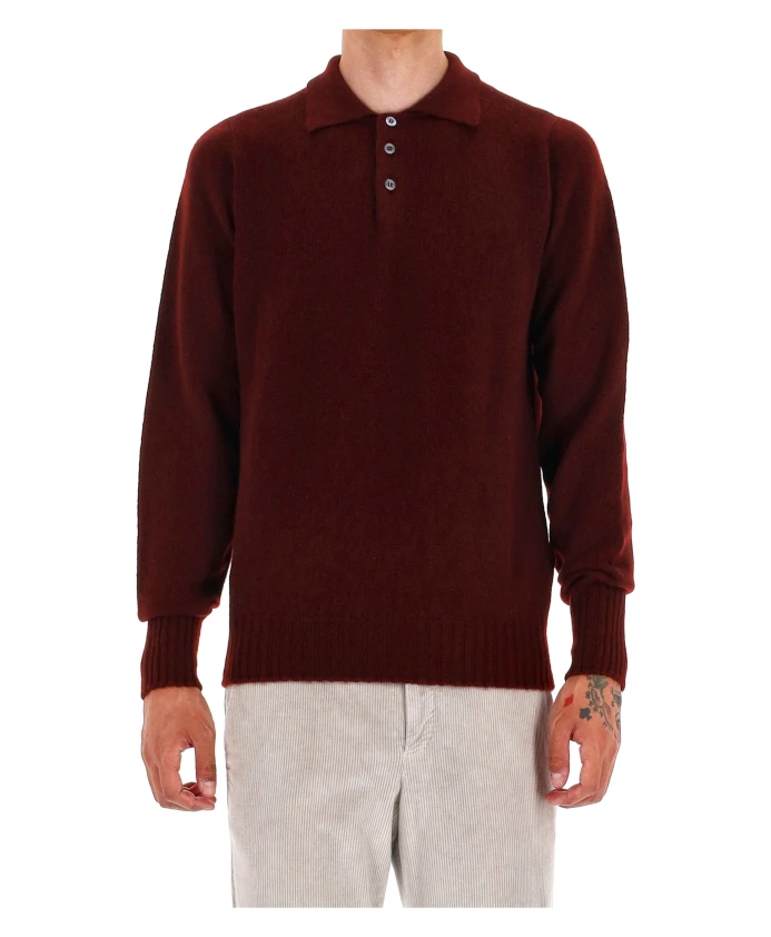 Шерстяной свитер с круглым вырезом Drumohr, красный
Шерстяной свитер с круглым вырезом Drumohr, красный