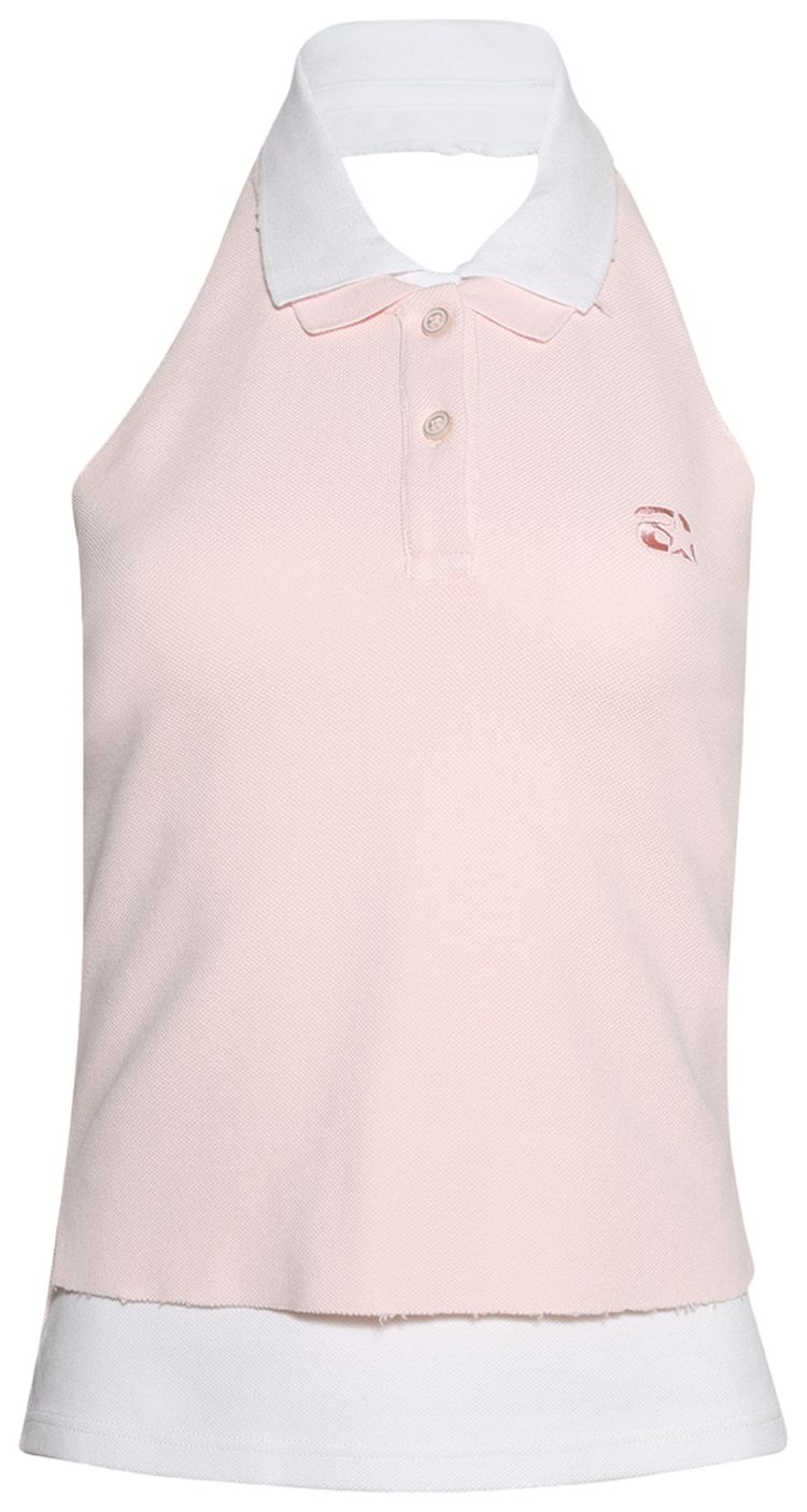 Многослойный мини-топ-поло Alexander Wang с завязками на шее, розовый
Многослойный мини-топ-поло Alexander Wang с завязками на шее, розовый