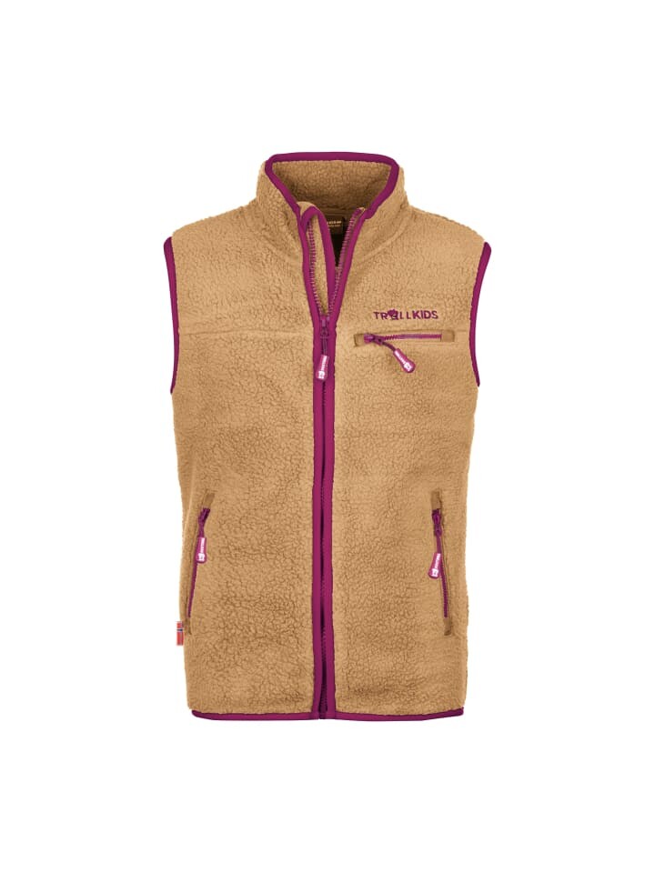 Флисовый жилет Trollkids Hemsedal, цвет rust
Флисовый жилет Trollkids Hemsedal, цвет rust