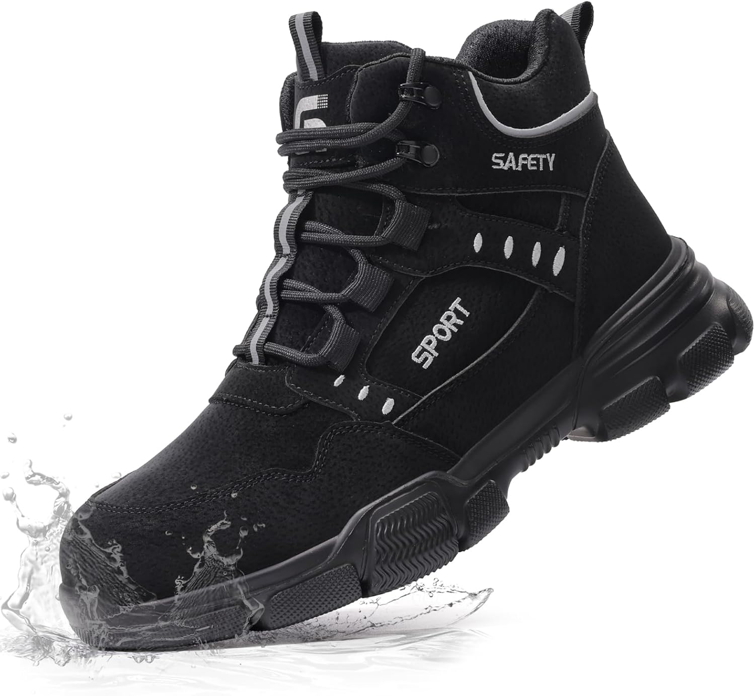 Мужские рабочие ботинки со стальным носком Gsutenmre, черный
Мужские рабочие ботинки со стальным носком Gsutenmre, черный