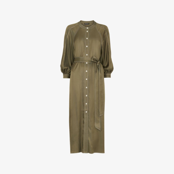 Платье миди Mabel с поясом на талии и верхней строчкой Whistles, хаки
Платье миди Mabel с поясом на талии и верхней строчкой Whistles, хаки