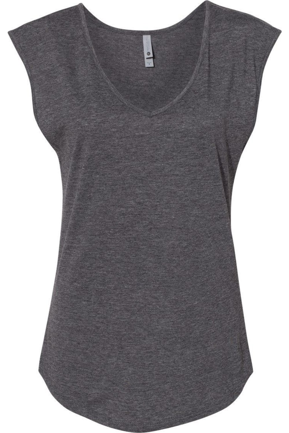 Женская фестивальная футболка без рукавов Next Level с глубоким V-образным вырезом, цвет charcoal
Женская фестивальная футболка без рукавов Next Level с глубоким V-образным вырезом, цвет charcoal