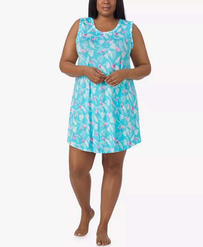 Короткая сорочка без рукавов больших размеров Ellen Tracy, синий
Короткая сорочка без рукавов больших размеров Ellen Tracy, синий