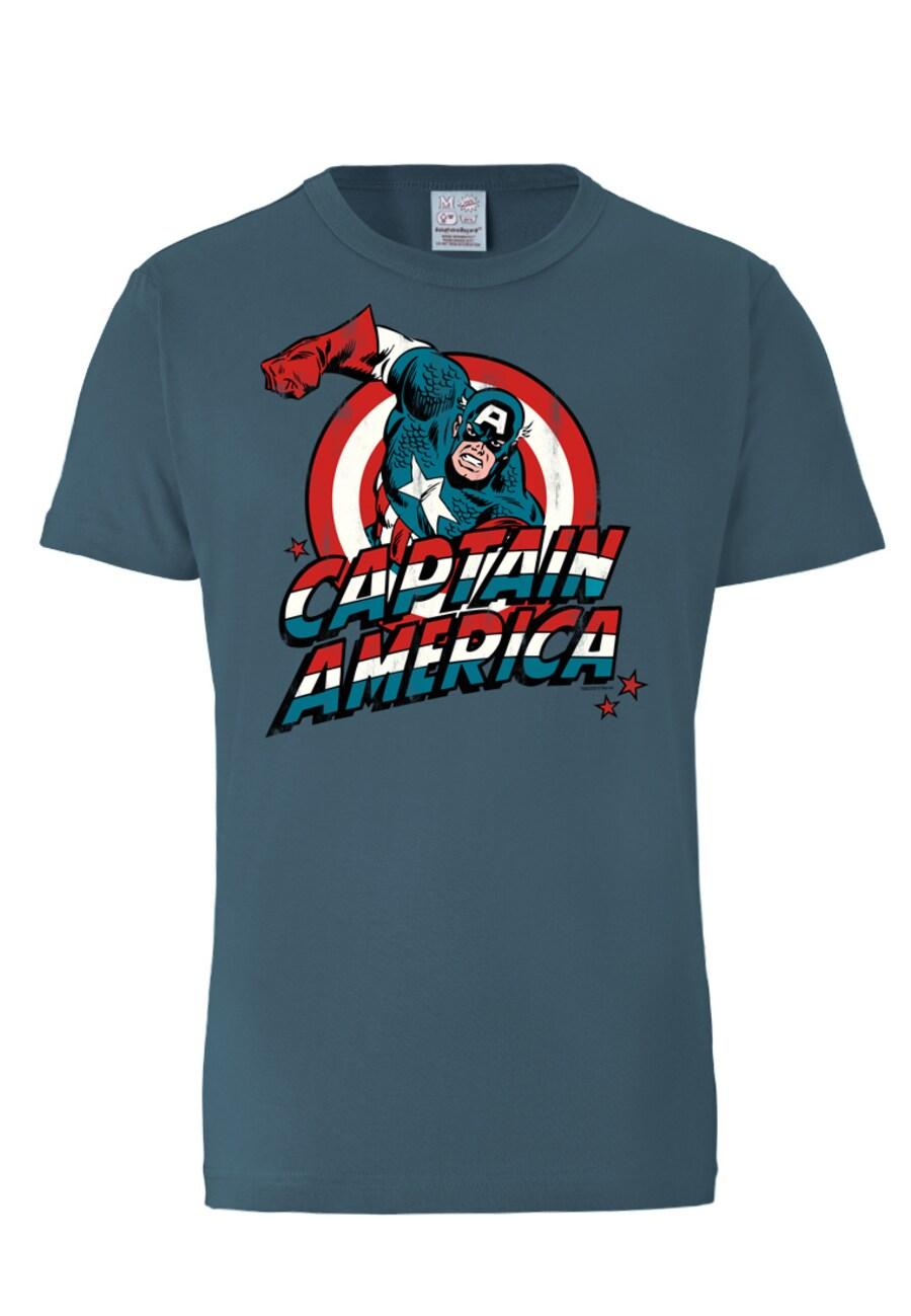 Классическая футболка LOGOSHIRT Shirt Captain America, пыльно-голубой
Классическая футболка LOGOSHIRT Shirt Captain America, пыльно-голубой