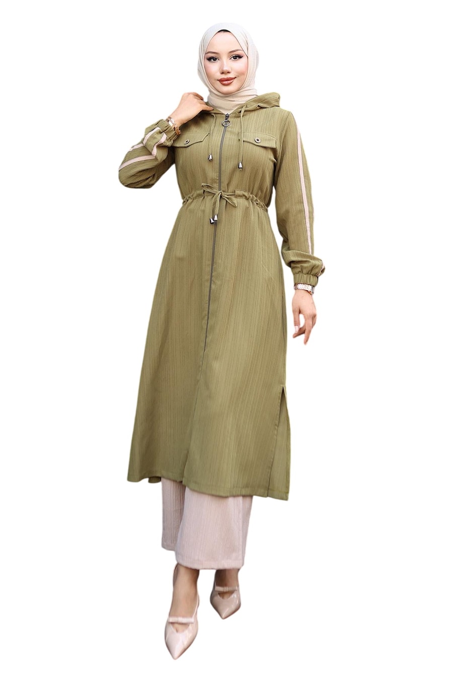 Брючный костюм MODAMIHRAM, хаки
Брючный костюм MODAMIHRAM, хаки