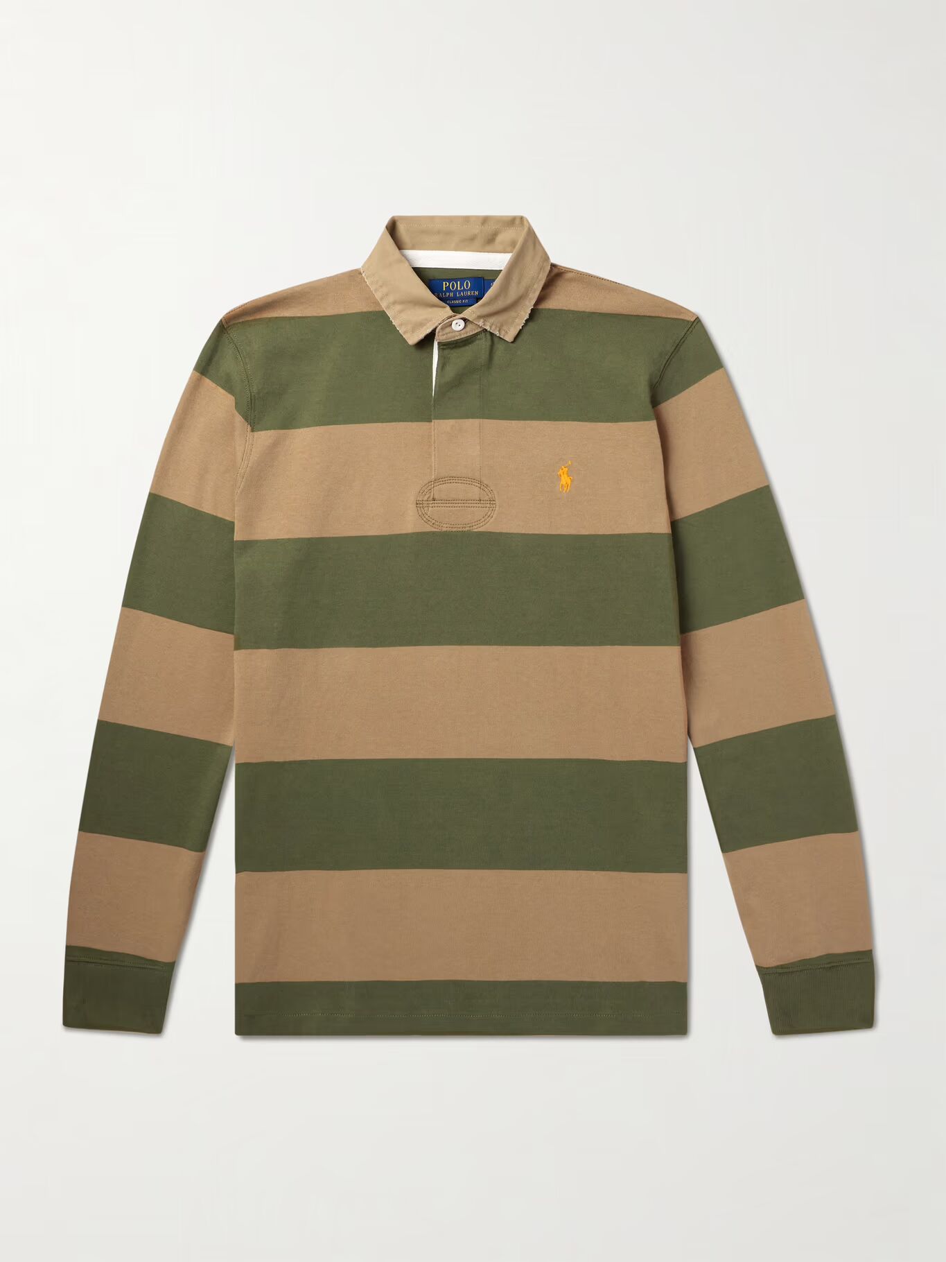 Полосатая рубашка для регби из хлопкового джерси с вышитым логотипом POLO RALPH LAUREN, зеленый
Полосатая рубашка для регби из хлопкового джерси с вышитым логотипом POLO RALPH LAUREN, зеленый