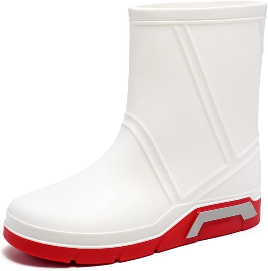 Мужские резиновые сапоги Rojeam, водонепроницаемые, для сада и прогулок на открытом воздухе, средние по голенище, белый
Мужские резиновые сапоги Rojeam, водонепроницаемые, для сада и прогулок на открытом воздухе, средние по голенище, белый