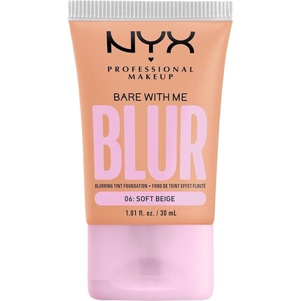 NYX Professional Makeup Blurring Tint Foundation, матовое покрытие средней степени покрытия с ниацинамидом матча и глицерином, 30 мл, оттенок Soft Beige 06
NYX Professional Makeup Blurring Tint Foundation, матовое покрытие средней степени покрытия с ниацинамидом матча и глицерином, 30 мл, оттенок Soft Beige 06
