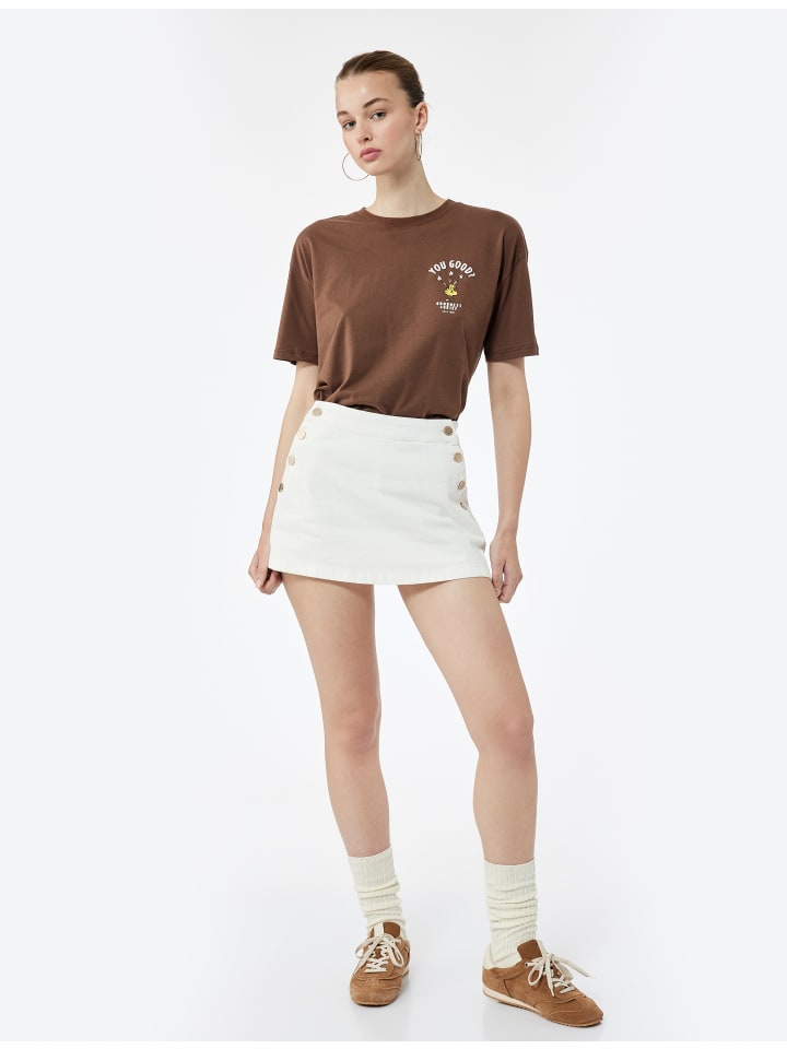 Футболка SS коричневого цвета KOTON
Футболка SS коричневого цвета KOTON