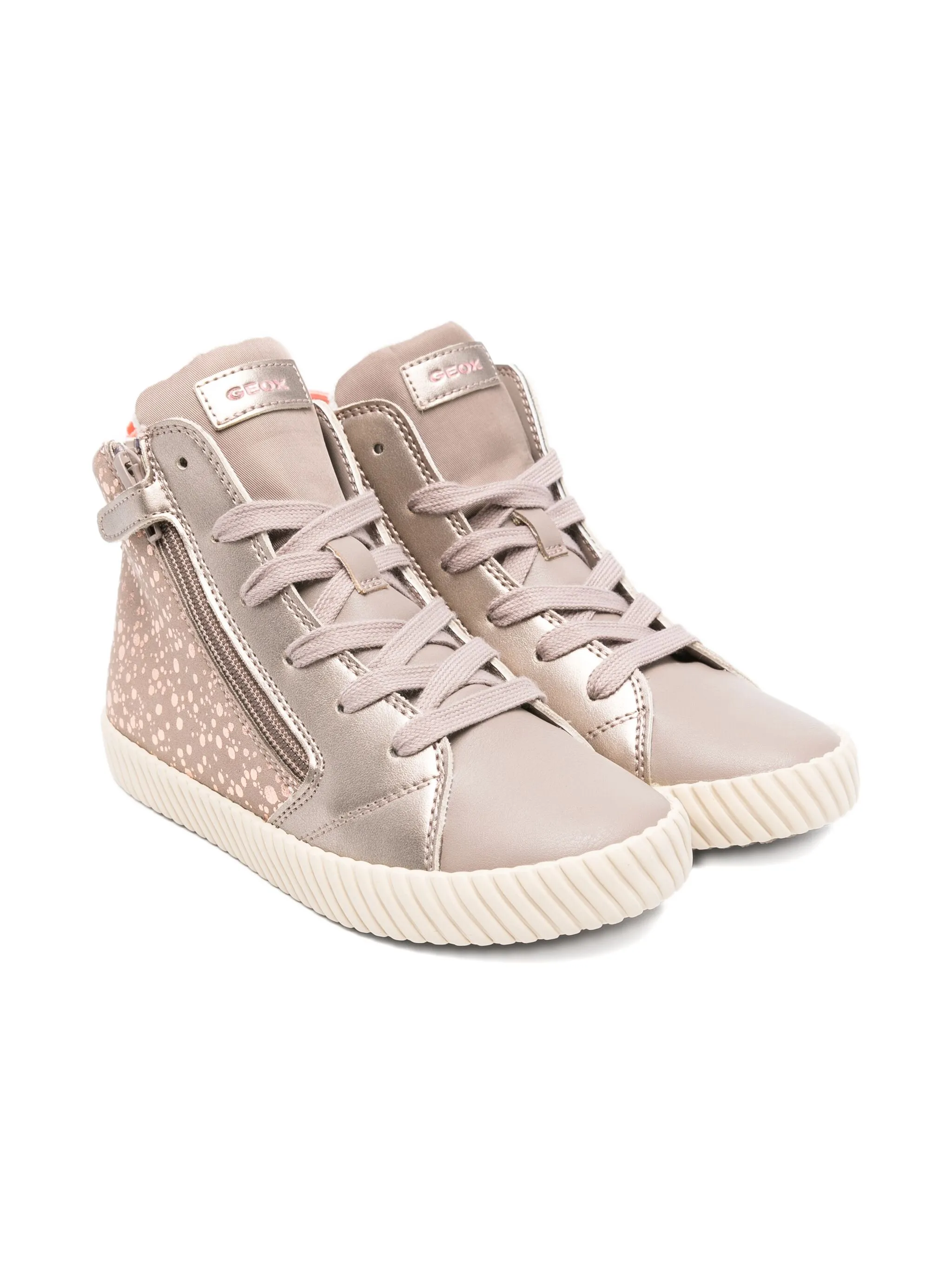 Высокие кеды Mirrorless с блестками Geox Kids, бежевый
Высокие кеды Mirrorless с блестками Geox Kids, бежевый