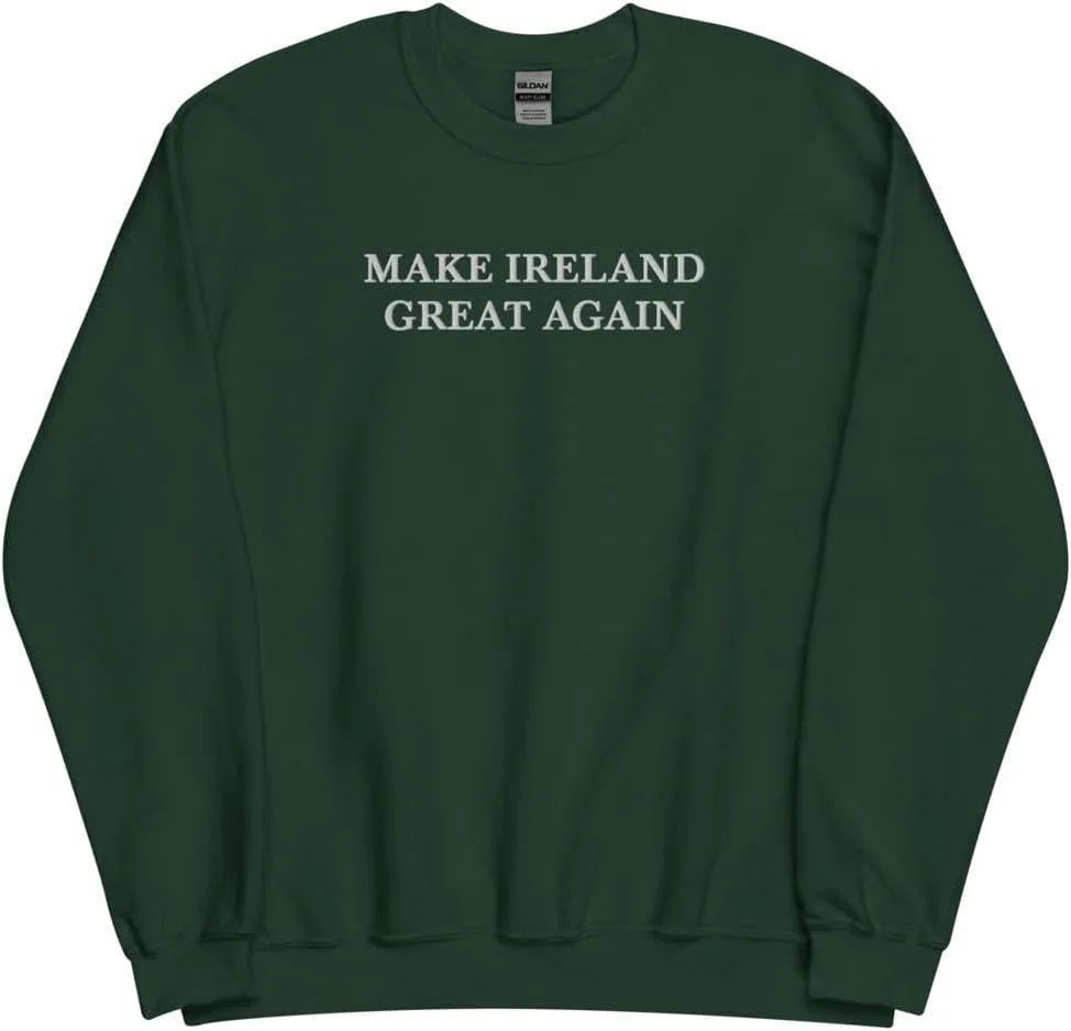 Свитшот Make Ireland Great Again с вышивкой Conor McGregor Irish President
Свитшот Make Ireland Great Again с вышивкой Conor McGregor Irish President