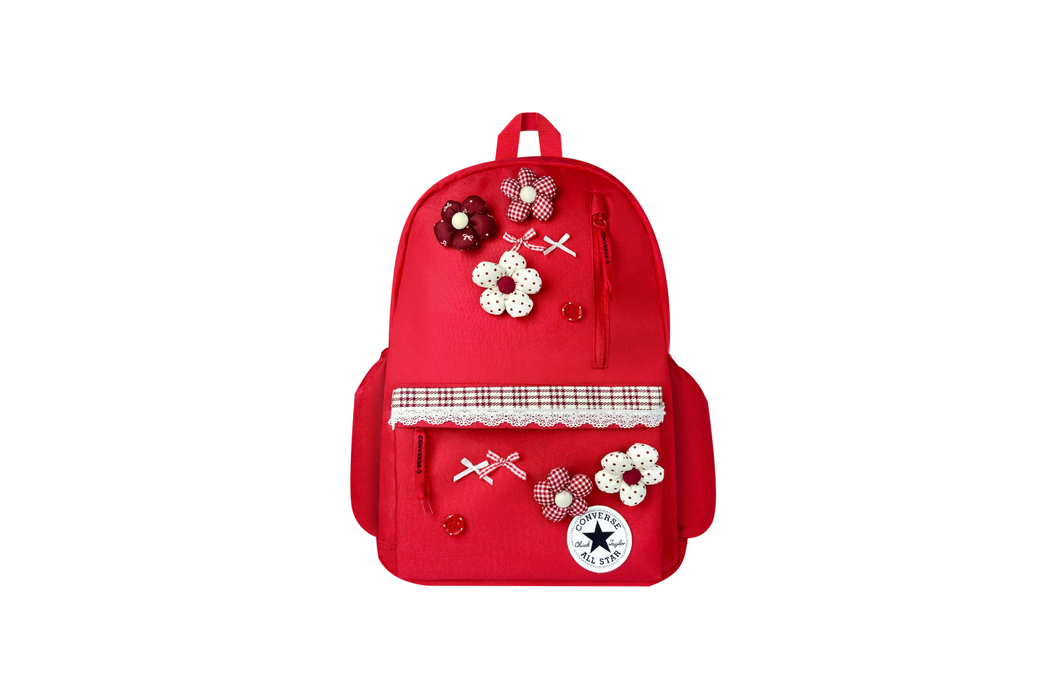 Converse Средний унисекс красный рюкзак из полиэстера, Dreamy Floral Realm 
Converse Средний унисекс красный рюкзак из полиэстера, Dreamy Floral Realm