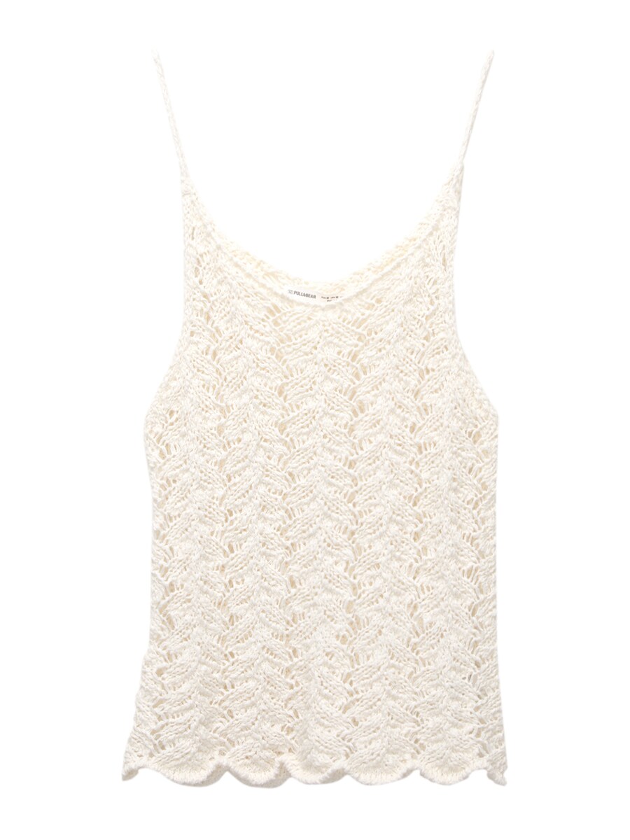 Топ Pull&Bear, экрю
Топ Pull&Bear, экрю