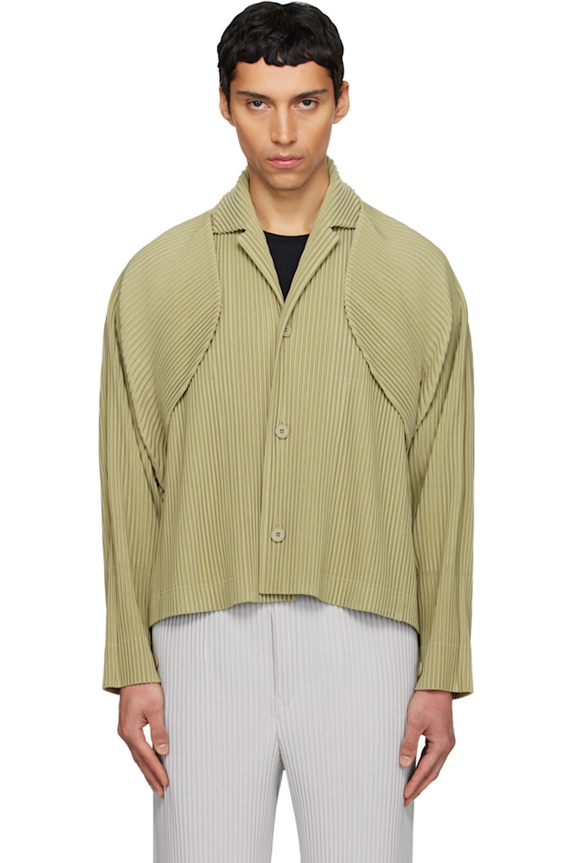 Homme Plissé Issey Miyake Бежевая куртка, которую нужно «покрыть и сложить»
Homme Plissé Issey Miyake Бежевая куртка, которую нужно «покрыть и сложить»