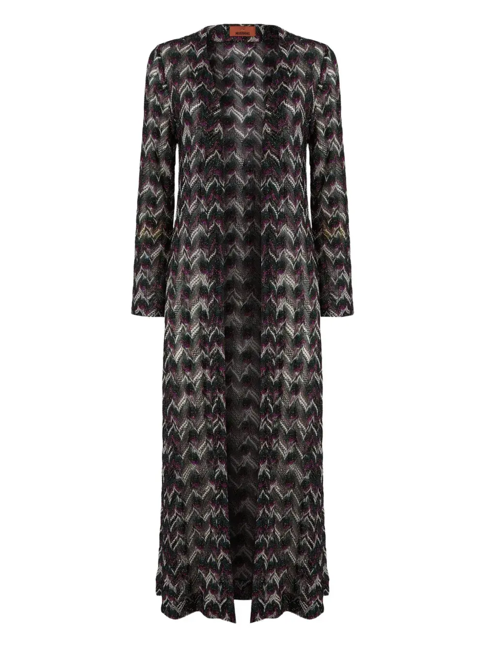 Вязаный кардиган с шевронным узором Missoni, черный
Вязаный кардиган с шевронным узором Missoni, черный
