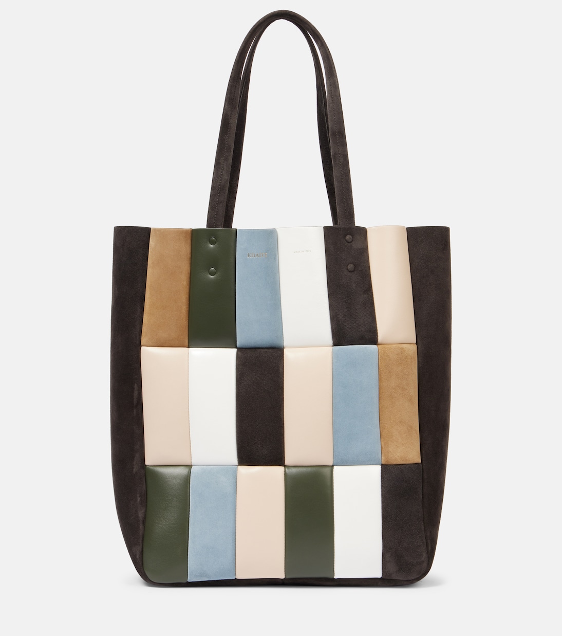 Сумка-тоут Zoe Large из кожи в стиле пэчворк Khaite, Dark Brown Multi
Сумка-тоут Zoe Large из кожи в стиле пэчворк Khaite, Dark Brown Multi