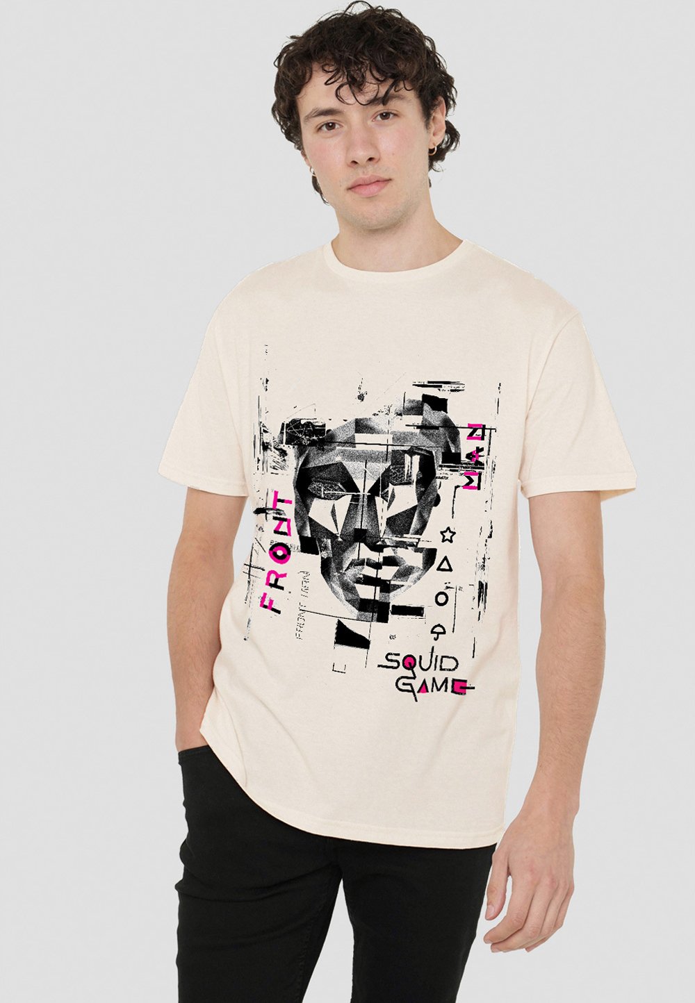 Футболка с принтом SQUID GAME FRONT MAN MISSMATCHED NETFLIX, молочный
Футболка с принтом SQUID GAME FRONT MAN MISSMATCHED NETFLIX, молочный