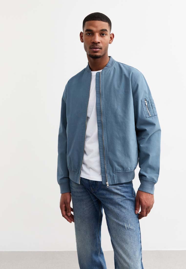 Куртка-бомбер REGULAR New Look, синий
Куртка-бомбер REGULAR New Look, синий