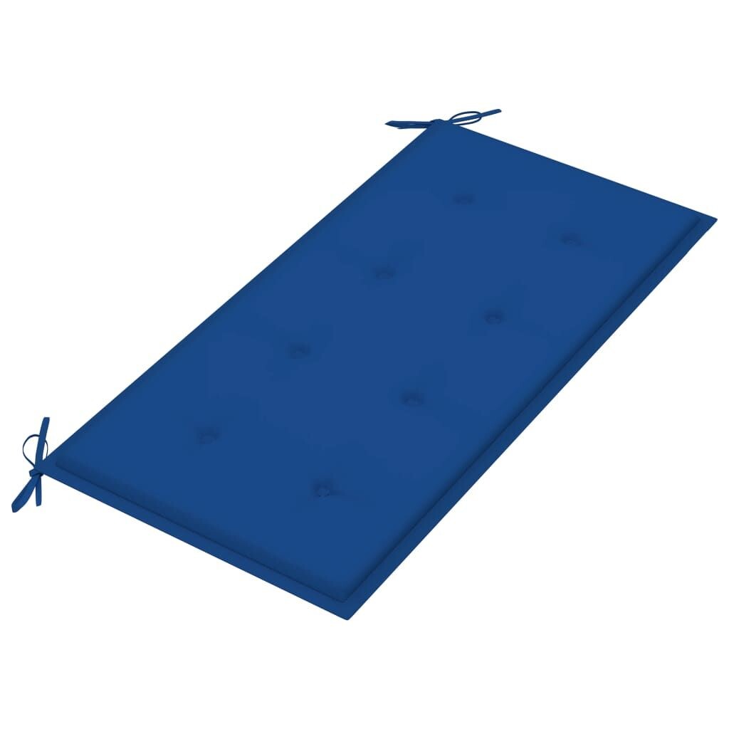 Подушка для садовой скамейки vidaXL королевский синий 100x50x3 см, ткань Оксфорд, темно-синий
Подушка для садовой скамейки vidaXL королевский синий 100x50x3 см, ткань Оксфорд, темно-синий