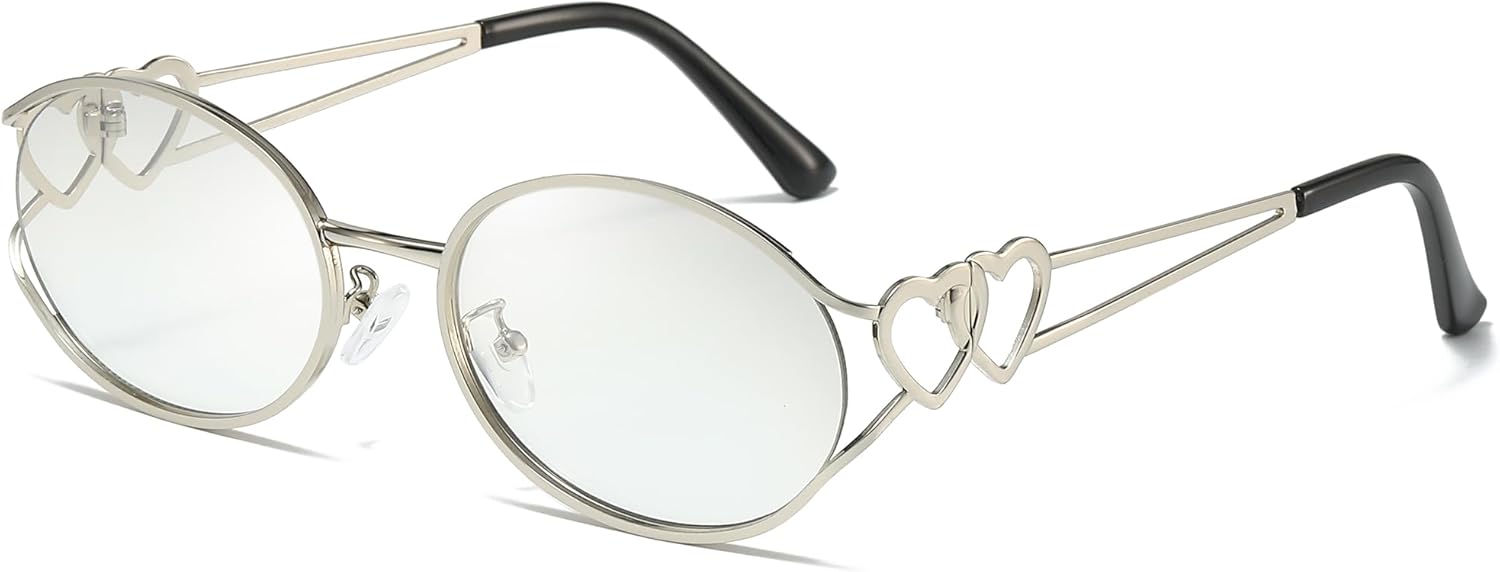 Солнцезащитные очки SODQW Retro Oval для женщин, модная металлическая оправа, круглые дизайнерские солнцезащитные очки с акцентами в виде сердечек, защита от УФ-излучения, A03- Silver/Silver
Солнцезащитные очки SODQW Retro Oval для женщин, модная металлическая оправа, круглые дизайнерские солнцезащитные очки с акцентами в виде сердечек, защита от УФ-излучения, A03- Silver/Silver