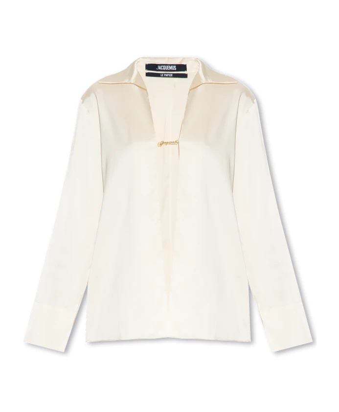 Нотте рубашка Jacquemus, бежевый
Нотте рубашка Jacquemus, бежевый